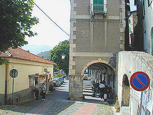 The entrance of the village