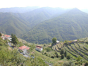 View of the Argentina valley from Triora