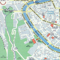 Rome map, Rome city map, Rome's centre map, Rome centro storico map
