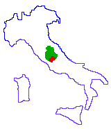 The green heart of Italy, just north of Rome